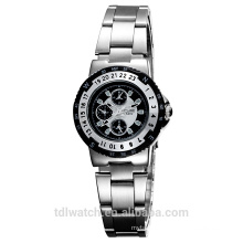 skone s402 Luxury mens watches top brand women stainless steel watch with true three eye brand watches men